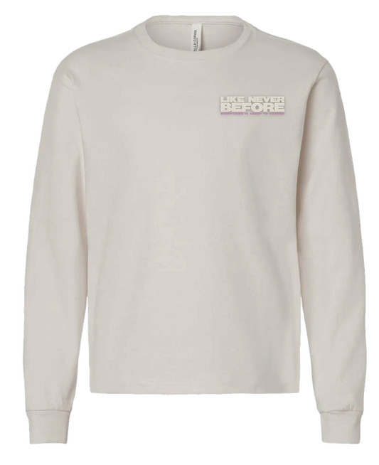 Like Never Before Kids Long Sleeve Tee - Cream